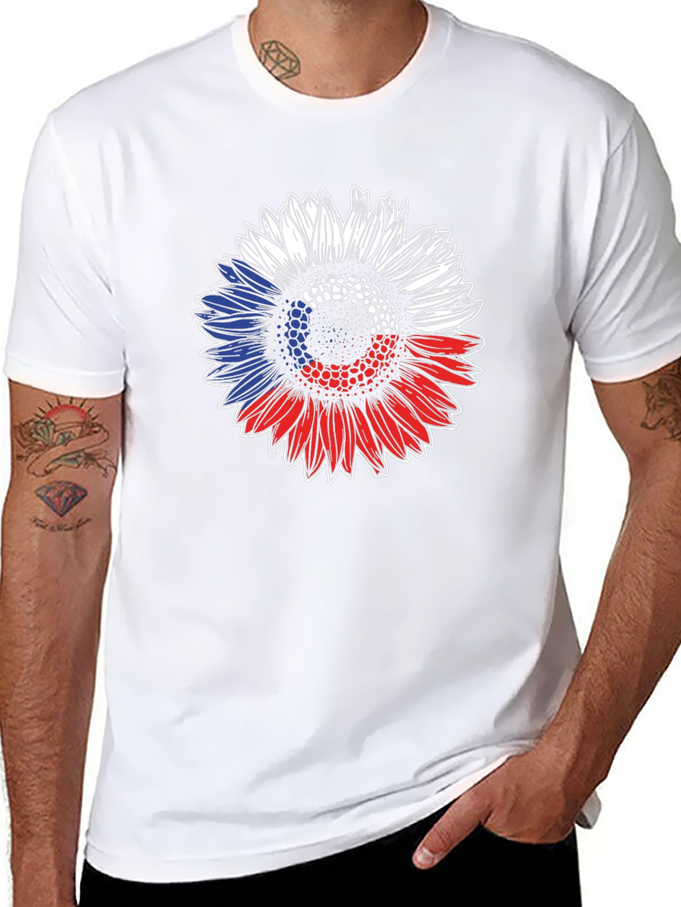 Sunflower Czech Flag Graphic Tee