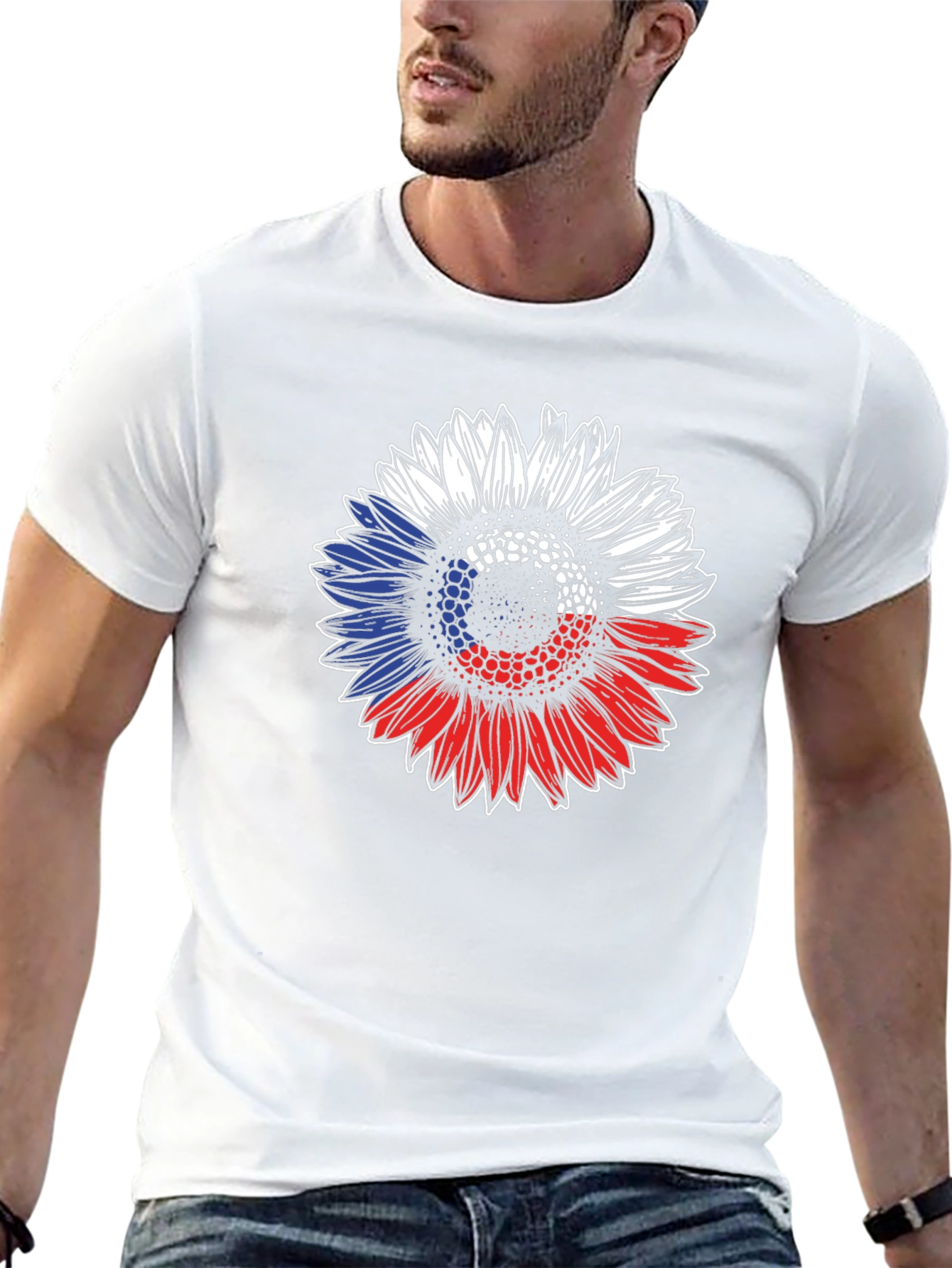 Sunflower Czech Flag Graphic Tee