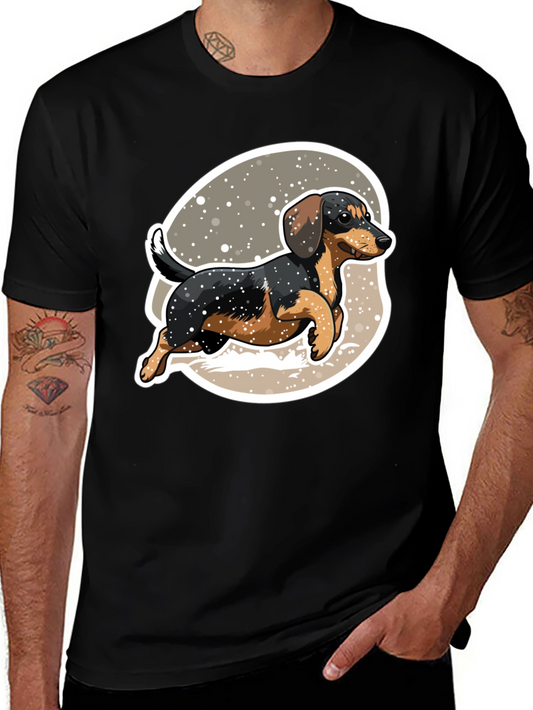 Dachshund Dog Graphic Tee Fun Pet Lover Shirt
