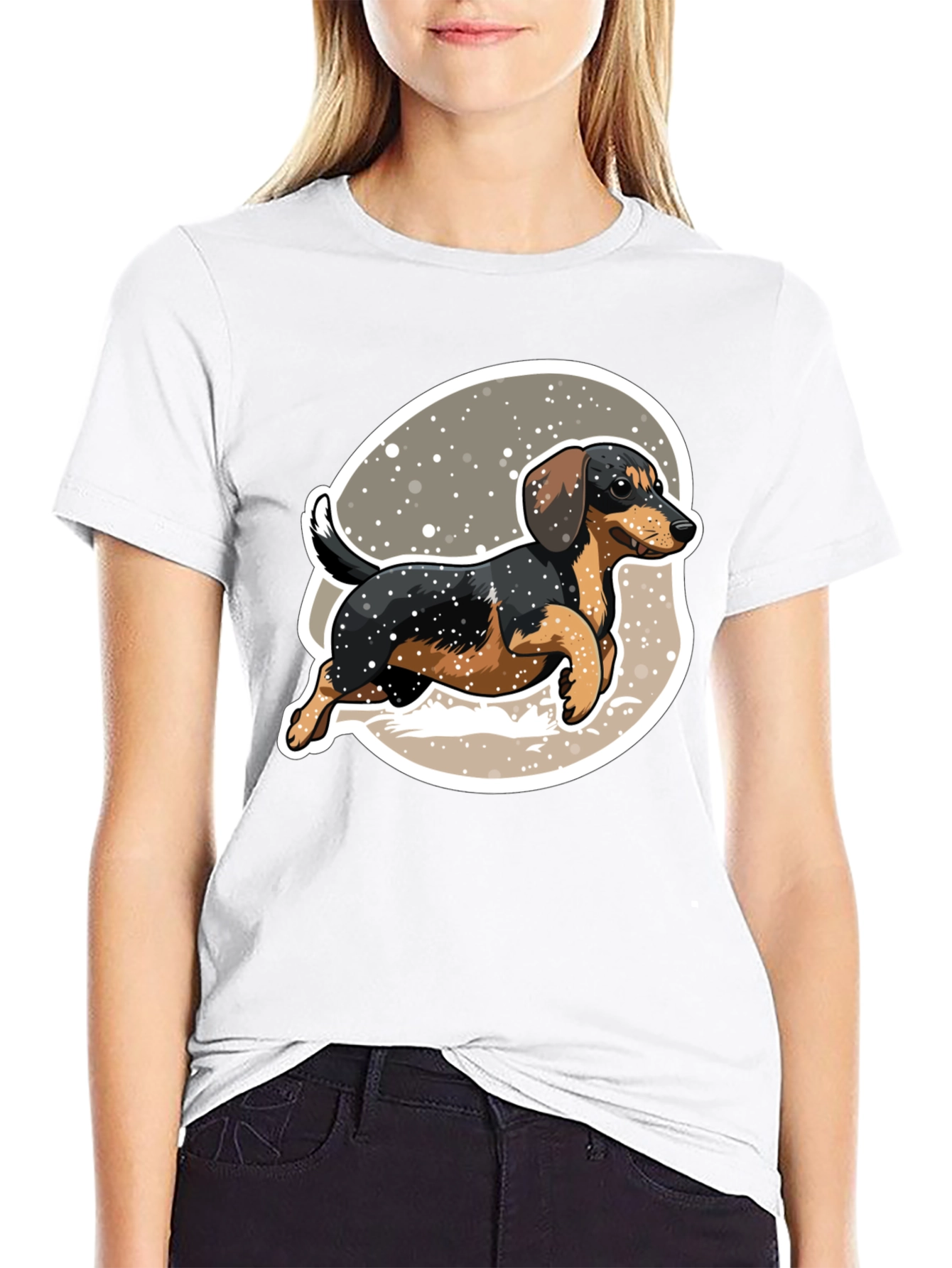 Dachshund Dog Graphic Tee Fun Pet Lover Shirt