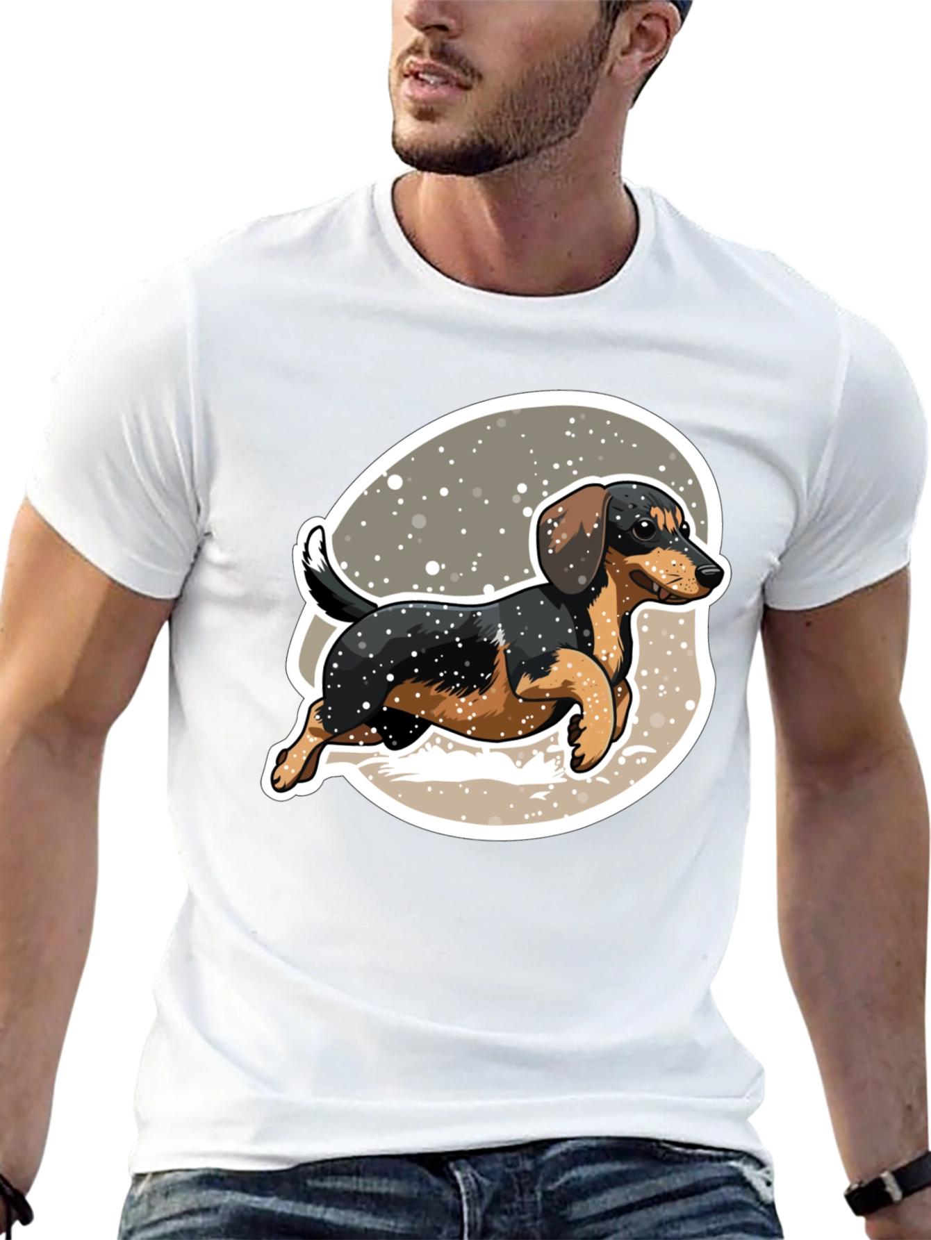 Dachshund Dog Graphic Tee Fun Pet Lover Shirt