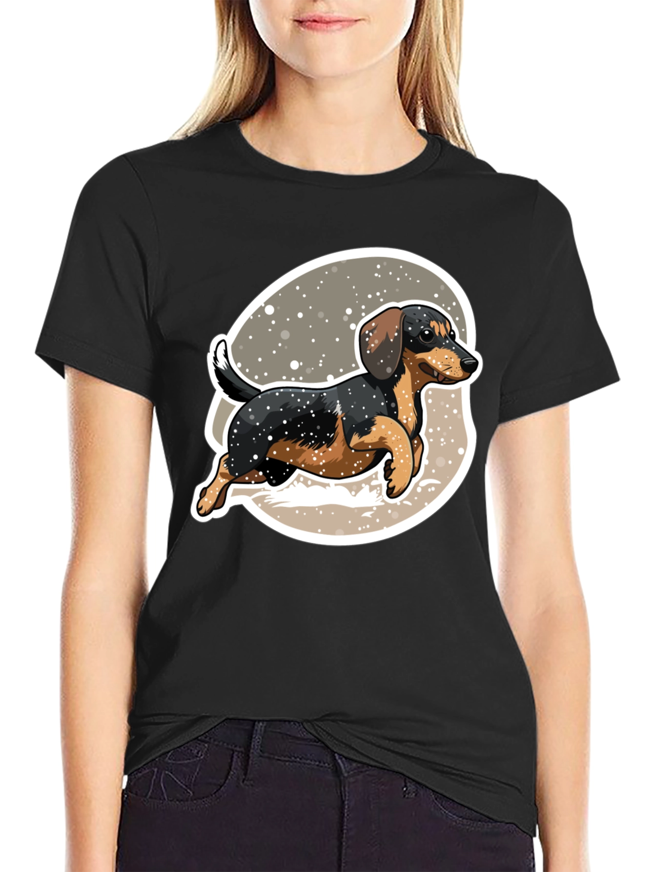 Dachshund Dog Graphic Tee Fun Pet Lover Shirt