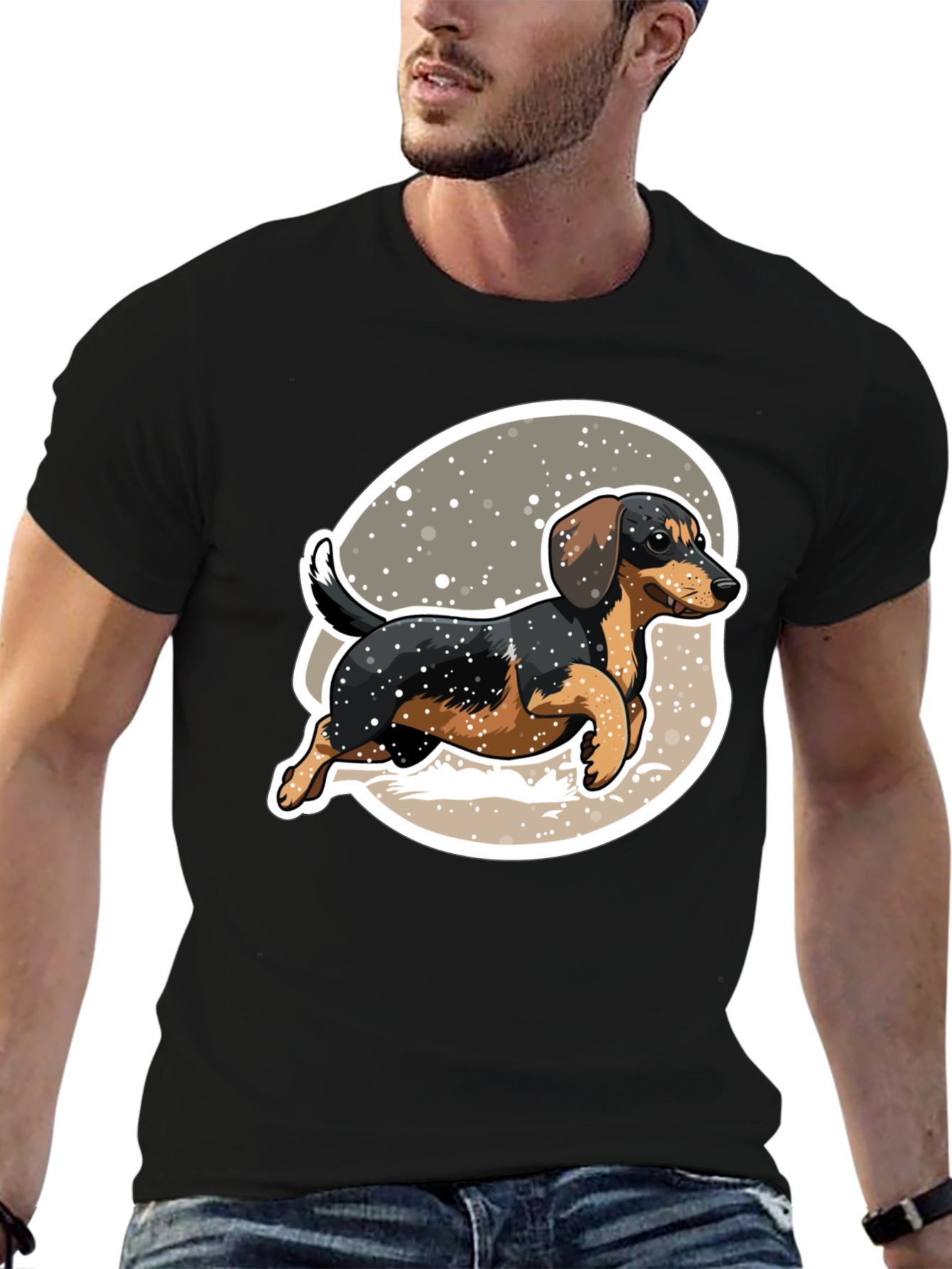 Dachshund Dog Graphic Tee Fun Pet Lover Shirt