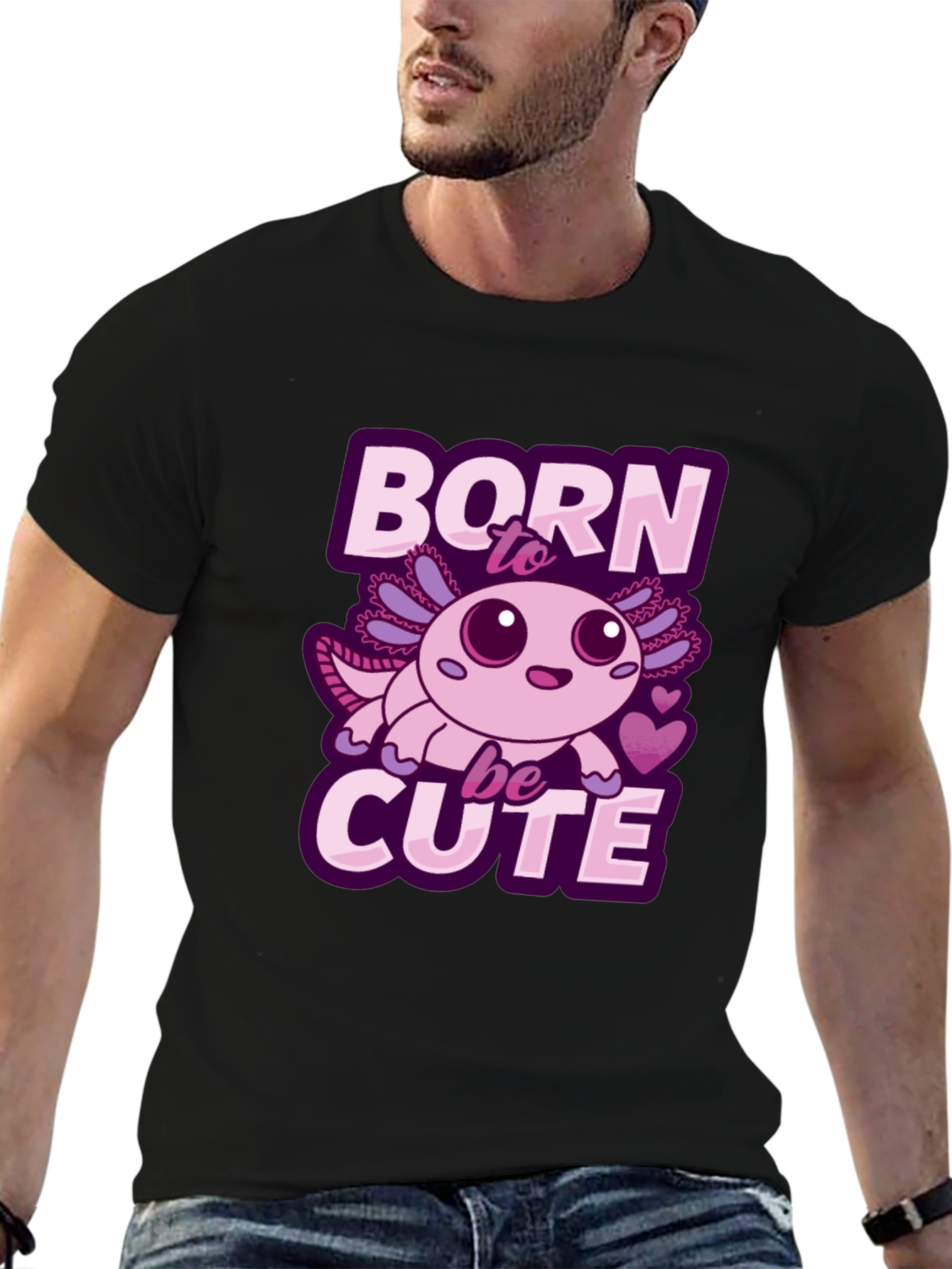 Born To Be Cute Axolotl T-Shirt