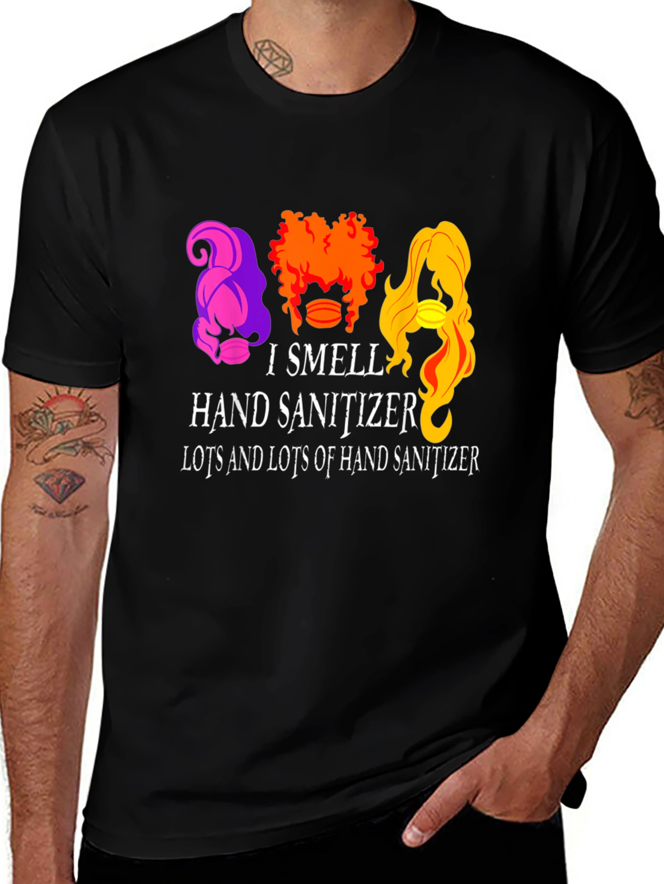 I Smell Hand Sanitizer Funny Halloween T-Shirt