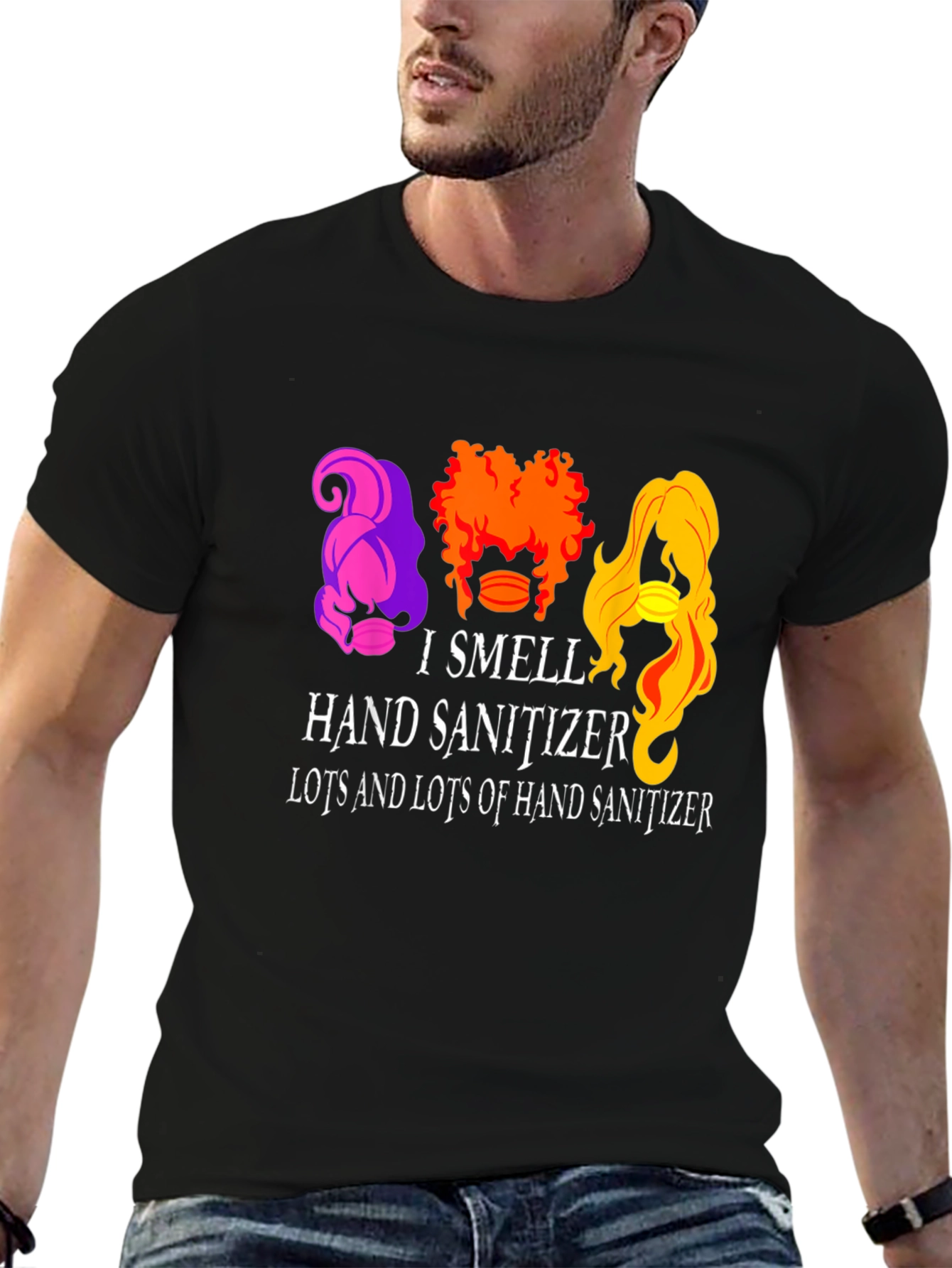 I Smell Hand Sanitizer Funny Halloween T-Shirt