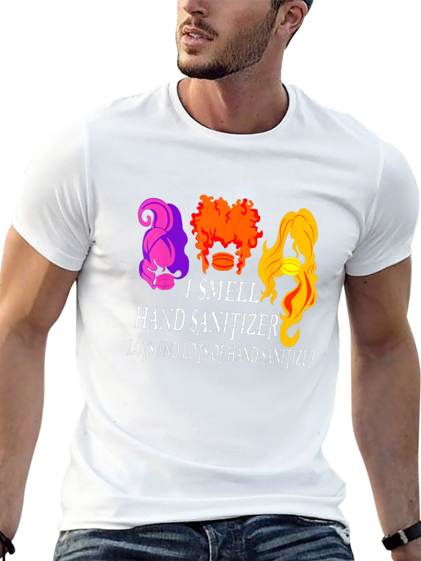 I Smell Hand Sanitizer Funny Halloween T-Shirt