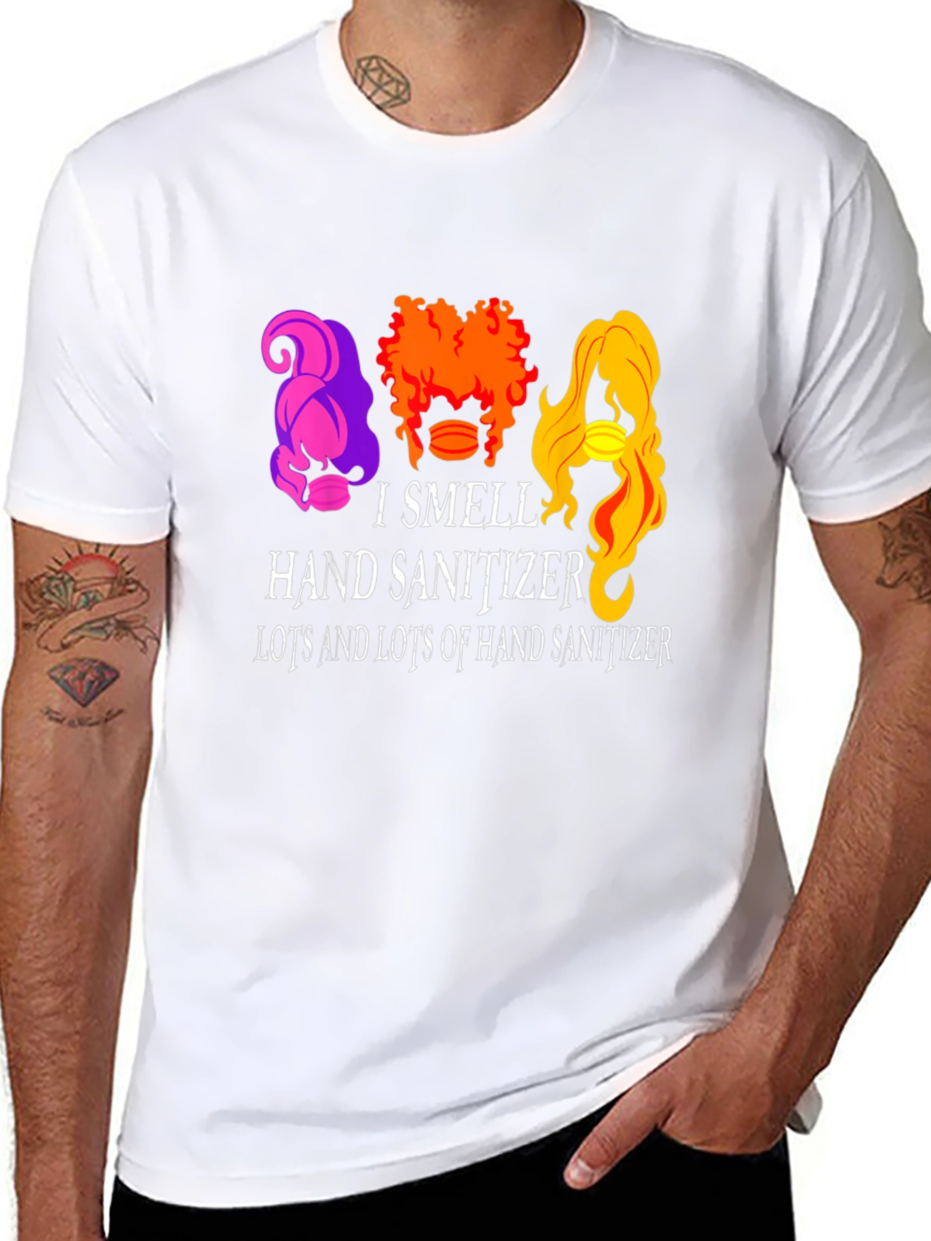 I Smell Hand Sanitizer Funny Halloween T-Shirt