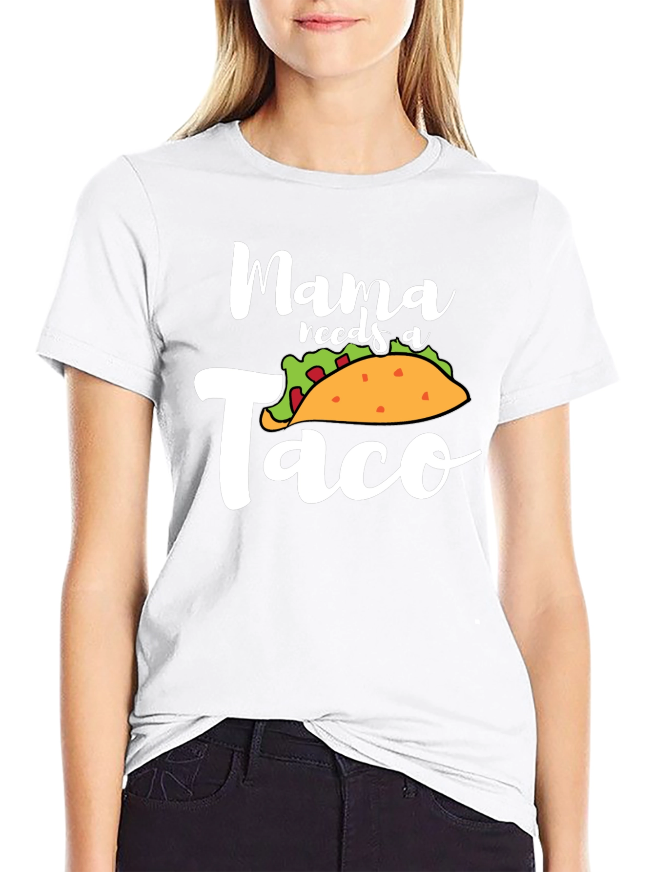 Mama Needs a Taco T-Shirt - Novelty Food Tee