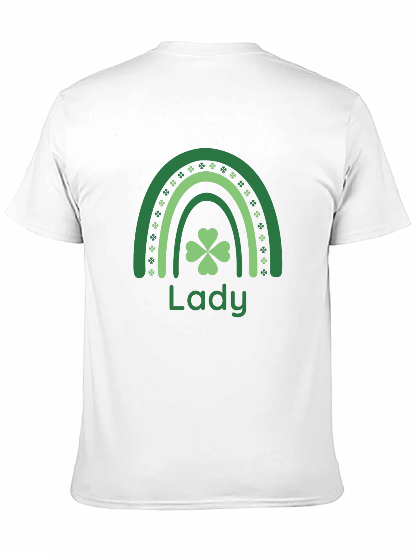 St. Patricks Day Shamrock Lady T-Shirt