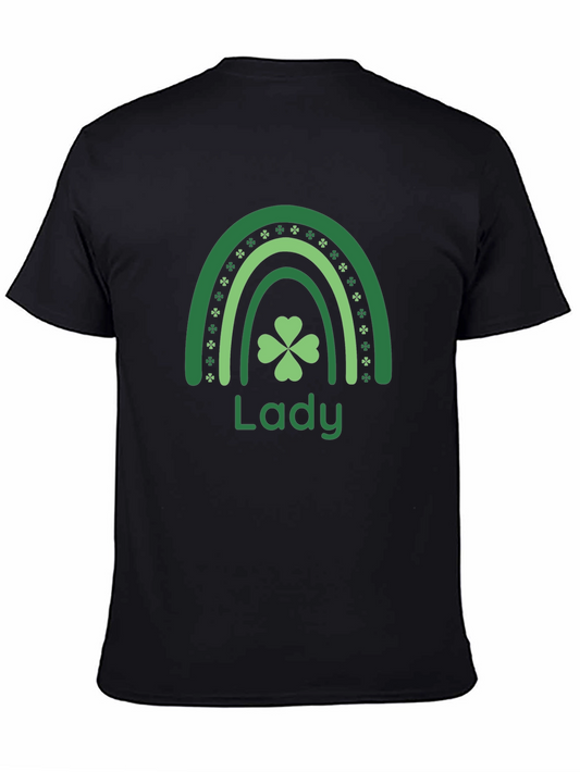 St. Patricks Day Shamrock Lady T-Shirt