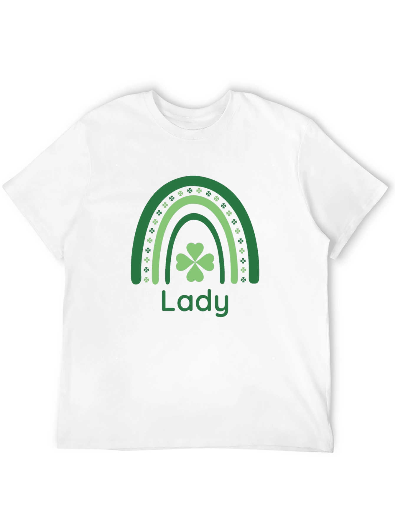 St. Patricks Day Shamrock Lady T-Shirt