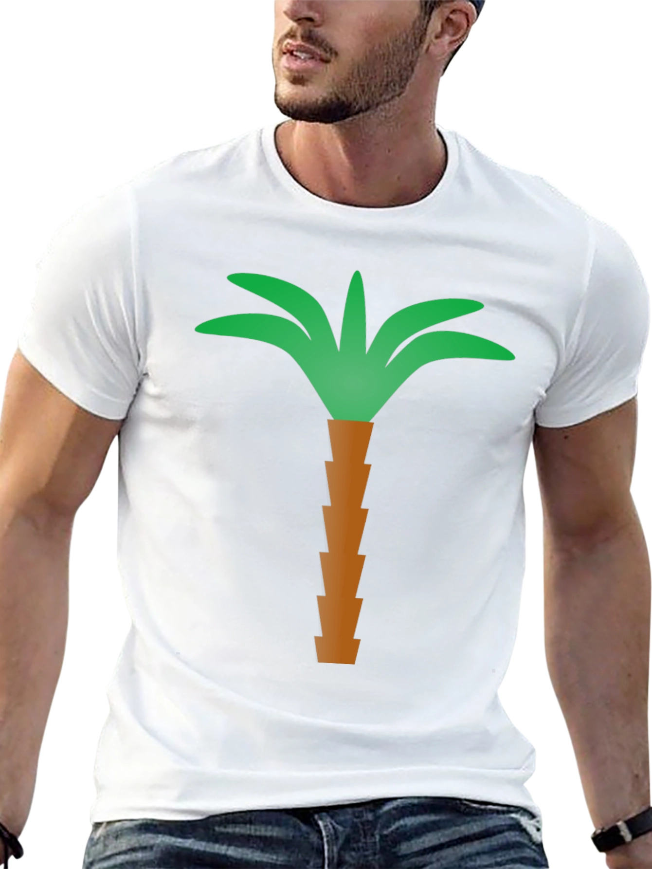 Palm Tree Graphic Tee - Island Vibes