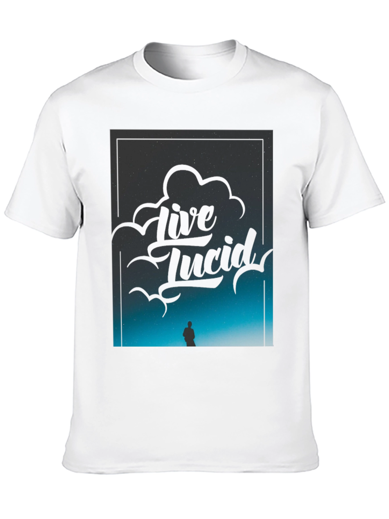 Live Lucid Black Graphic Tee