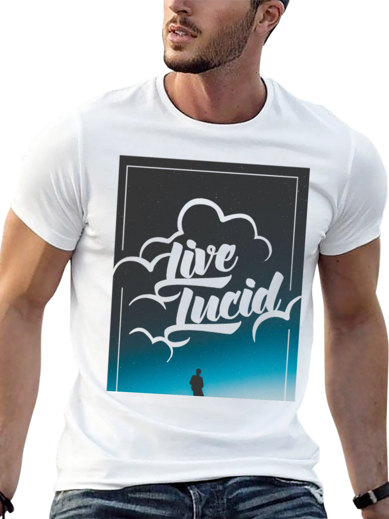 Live Lucid Black Graphic Tee