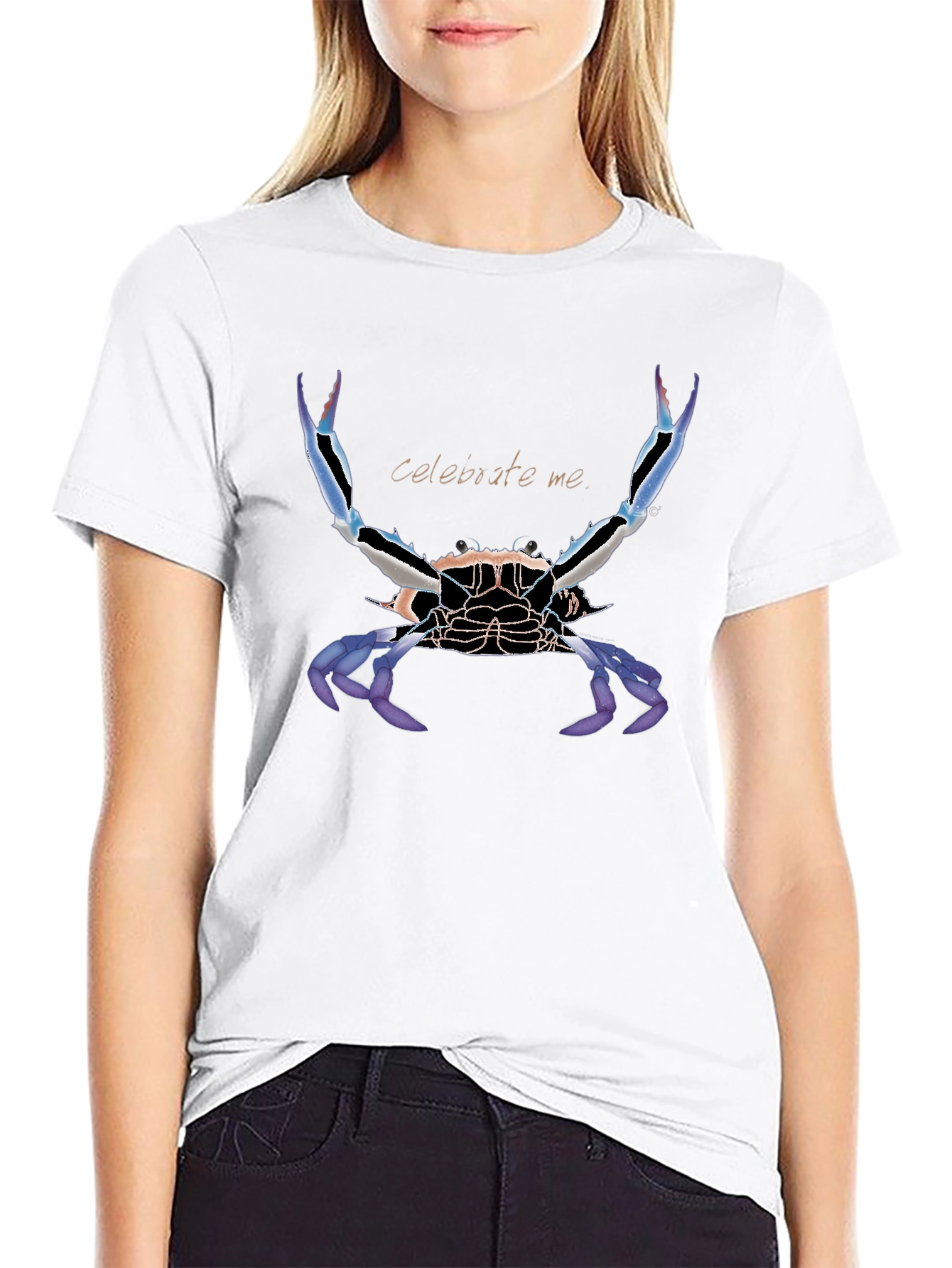 Celebrate Me Crab Graphic Tee