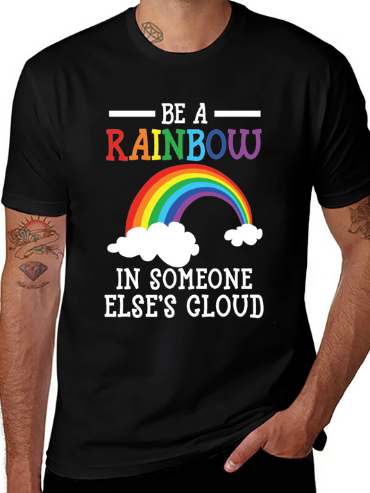 Rainbow Graphic T-Shirt - Be A Rainbow