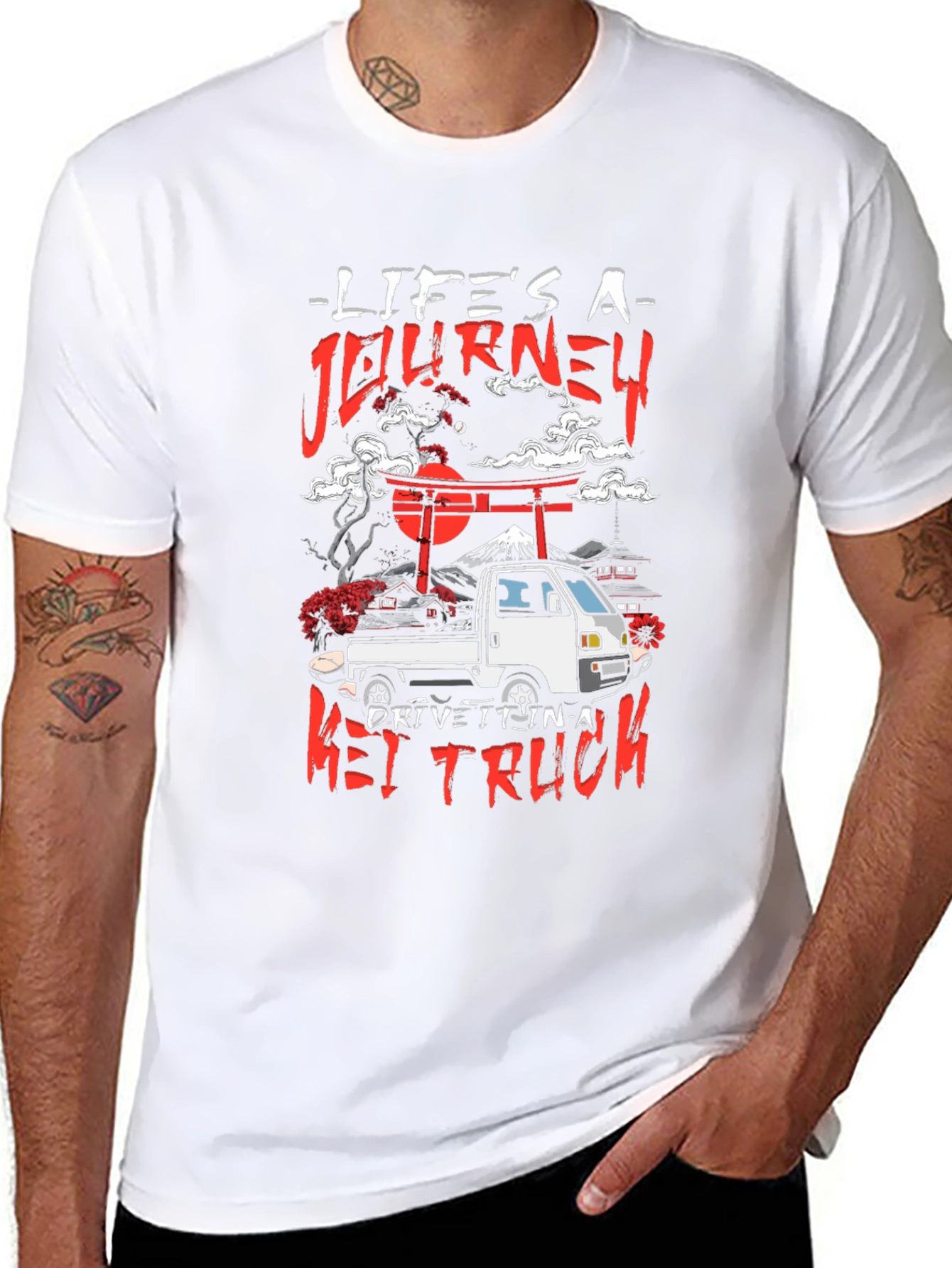 Lifes A Journey Kei Truck T-Shirt