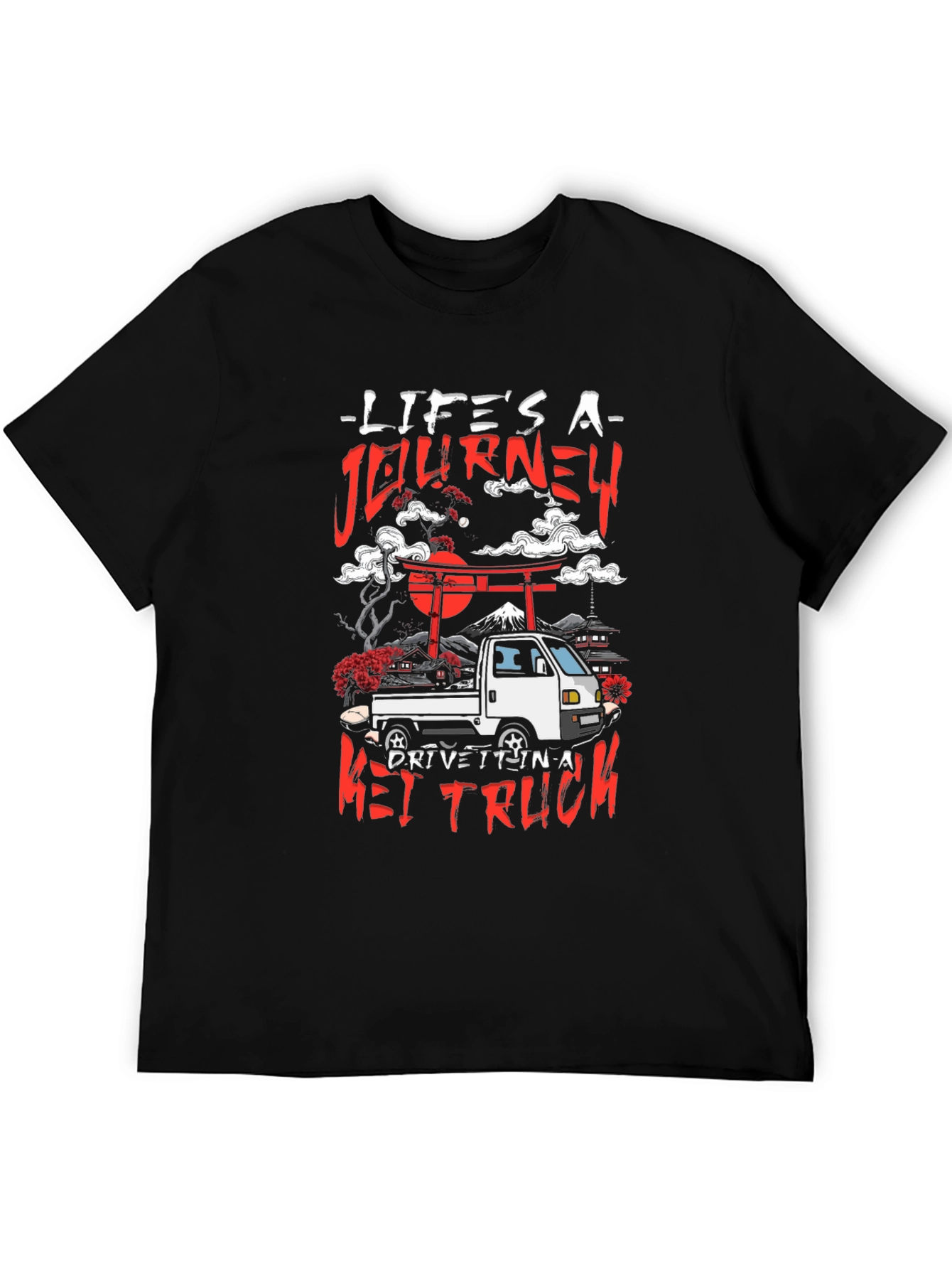 Lifes A Journey Kei Truck T-Shirt