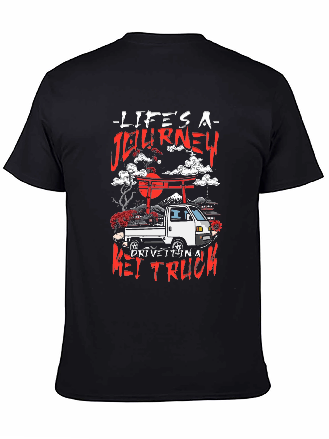 Lifes A Journey Kei Truck T-Shirt