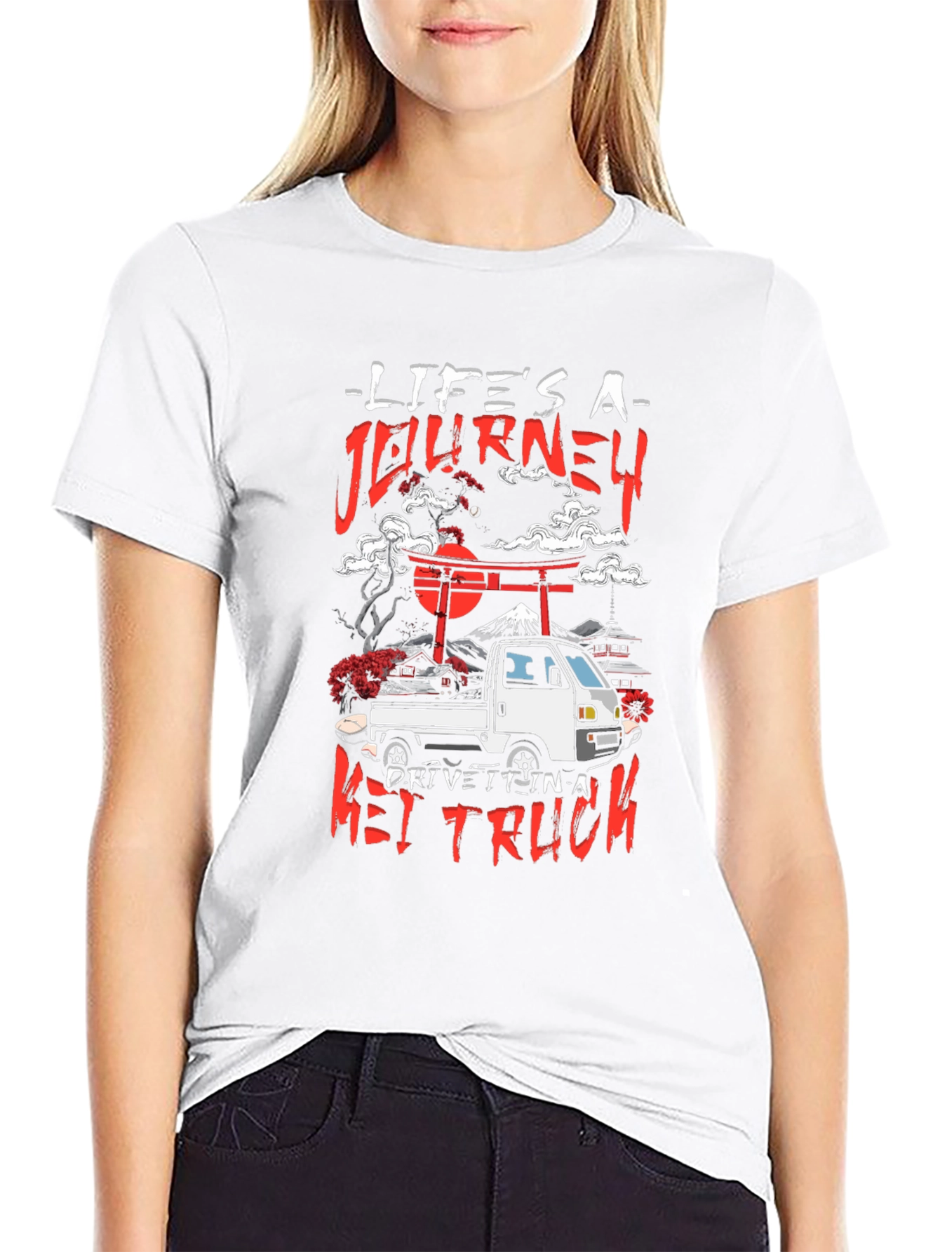 Lifes A Journey Kei Truck T-Shirt