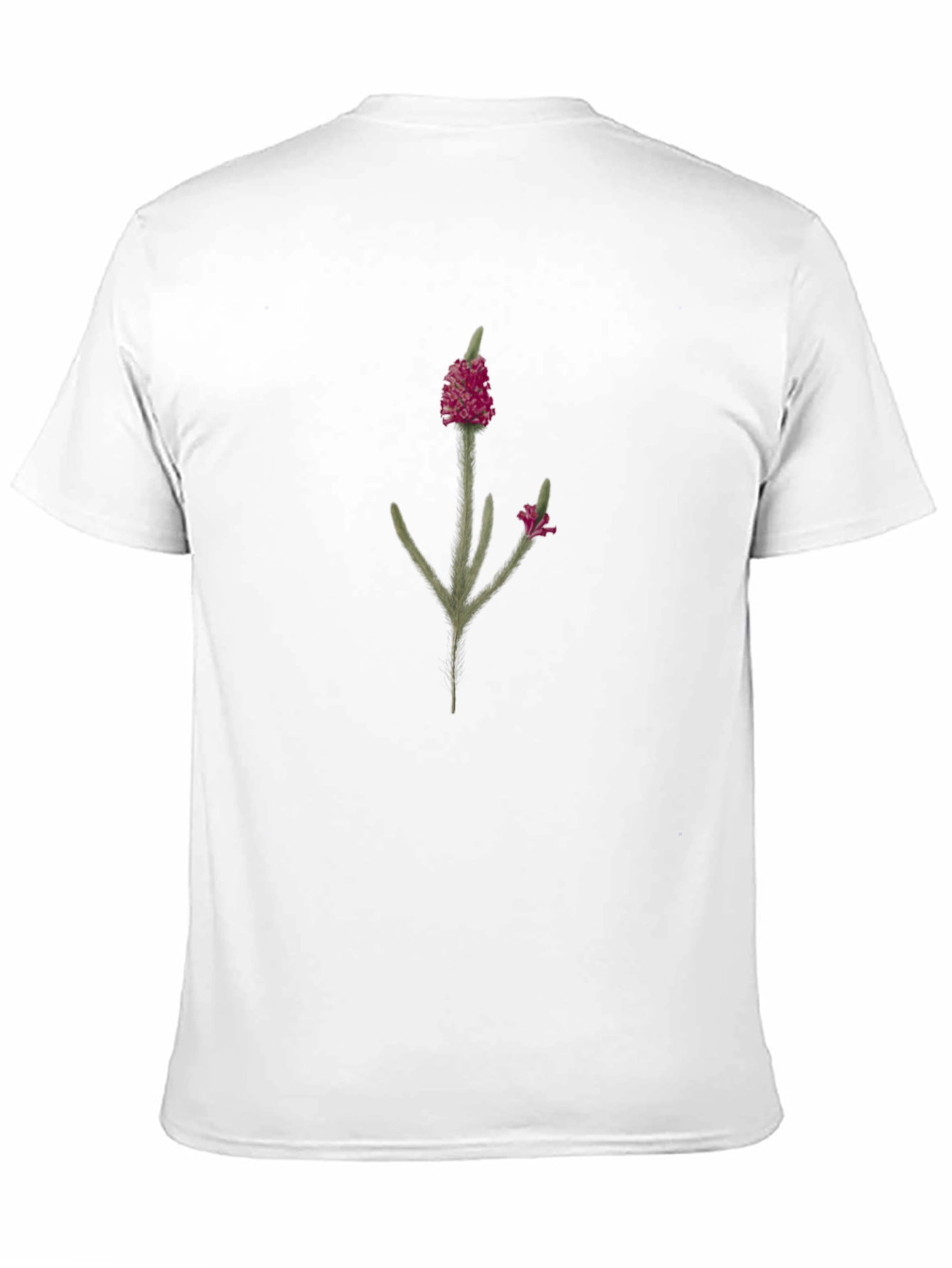 Botanical Print Black T-Shirt