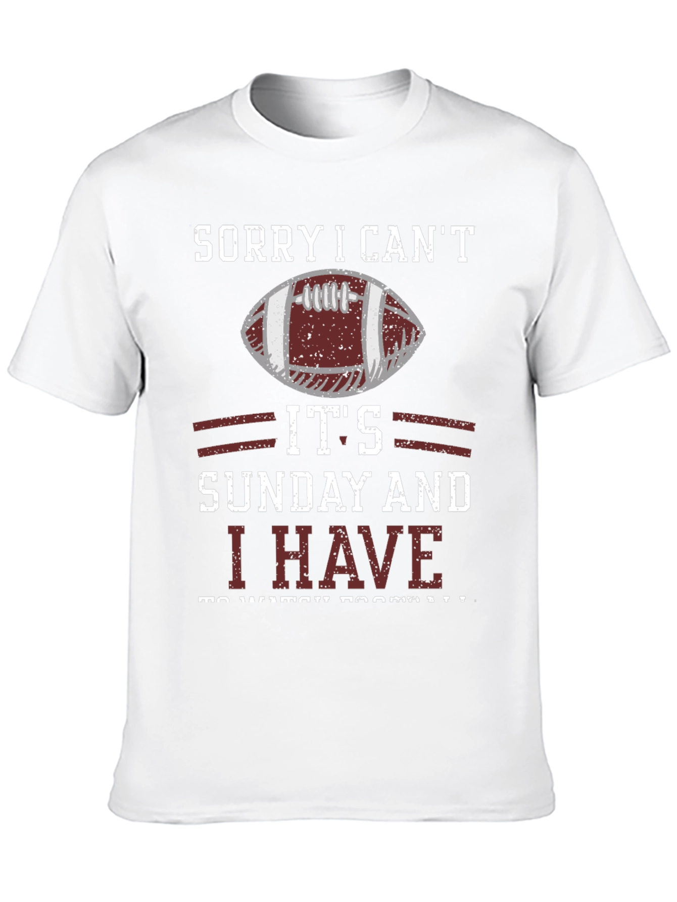 Sorry I Cant Its Sunday Football T-Shirt