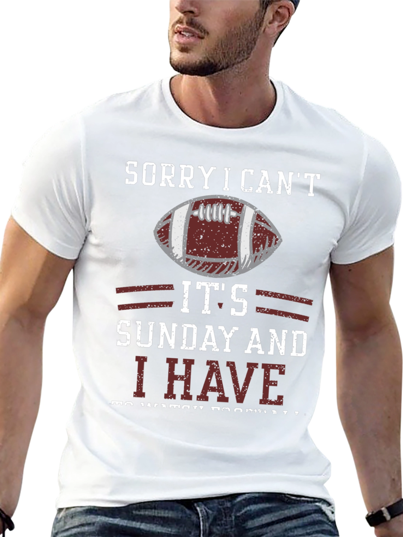 Sorry I Cant Its Sunday Football T-Shirt
