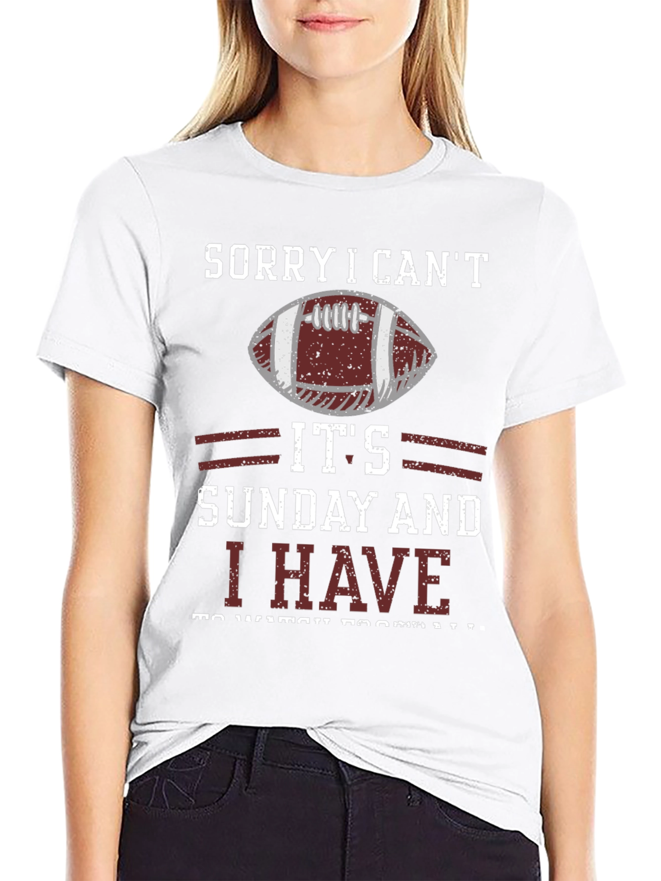 Sorry I Cant Its Sunday Football T-Shirt