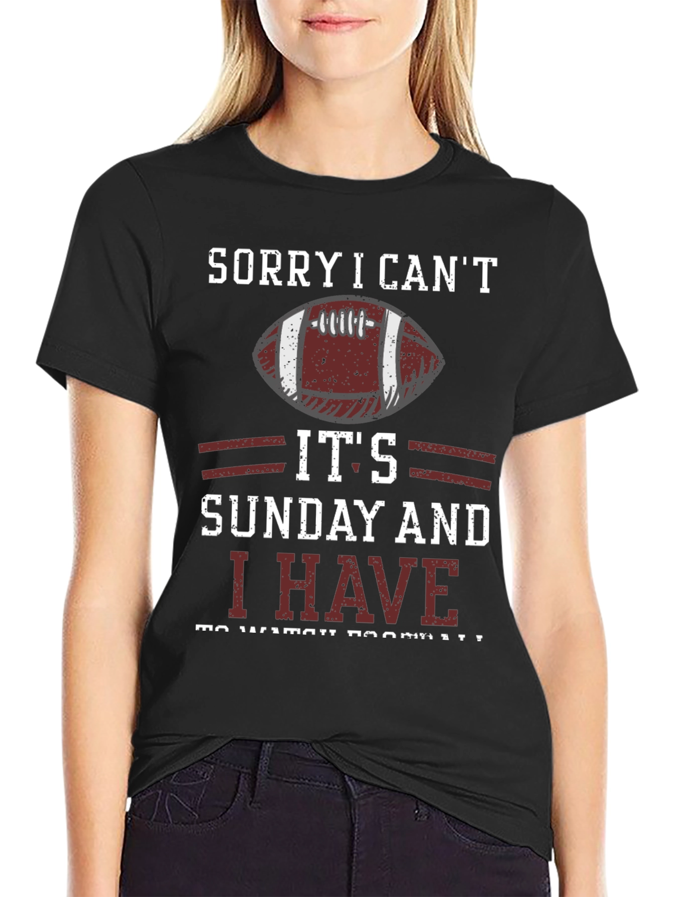 Sorry I Cant Its Sunday Football T-Shirt