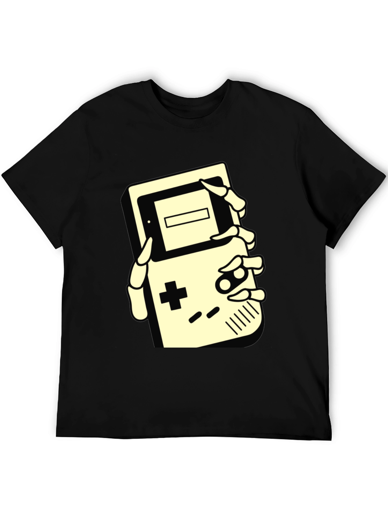 Retro Gamer Tee - Skeleton Hand Game Boy