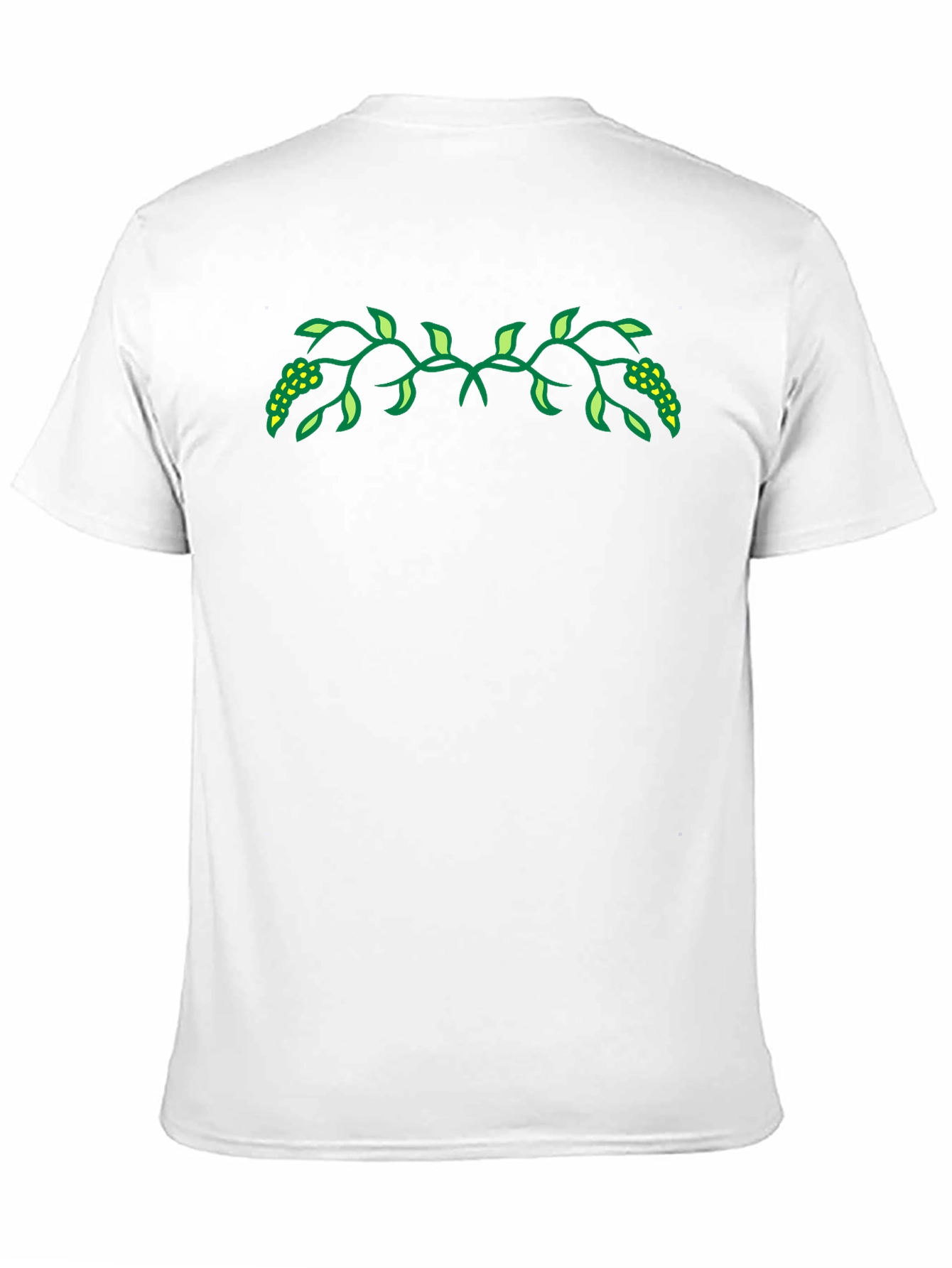 Nature Vine Graphic Black Tee