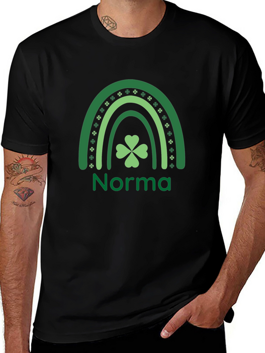 Norma Shamrock Rainbow St. Patricks Day T-Shirt