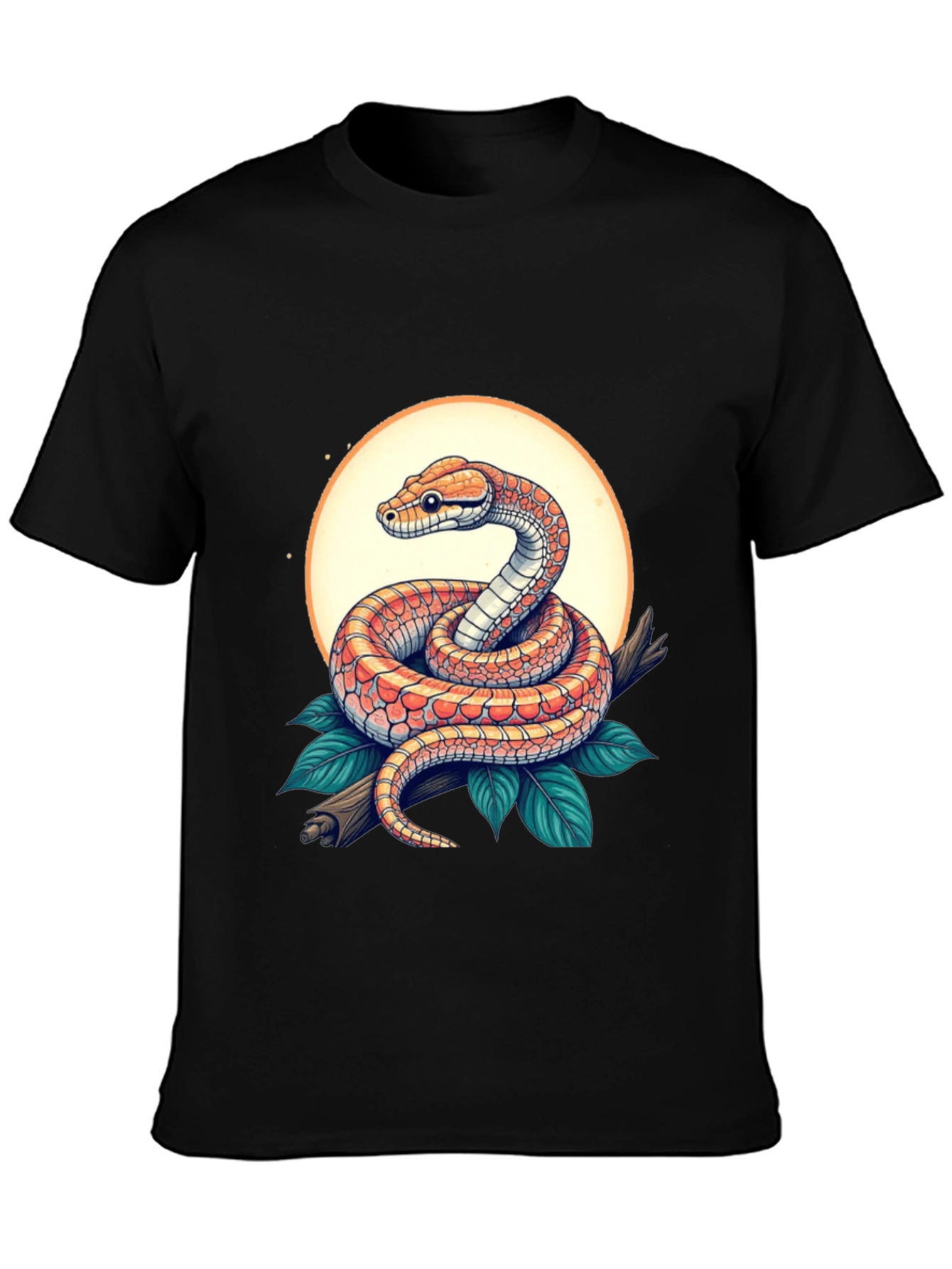 Snake Graphic Tee - Reptile Design