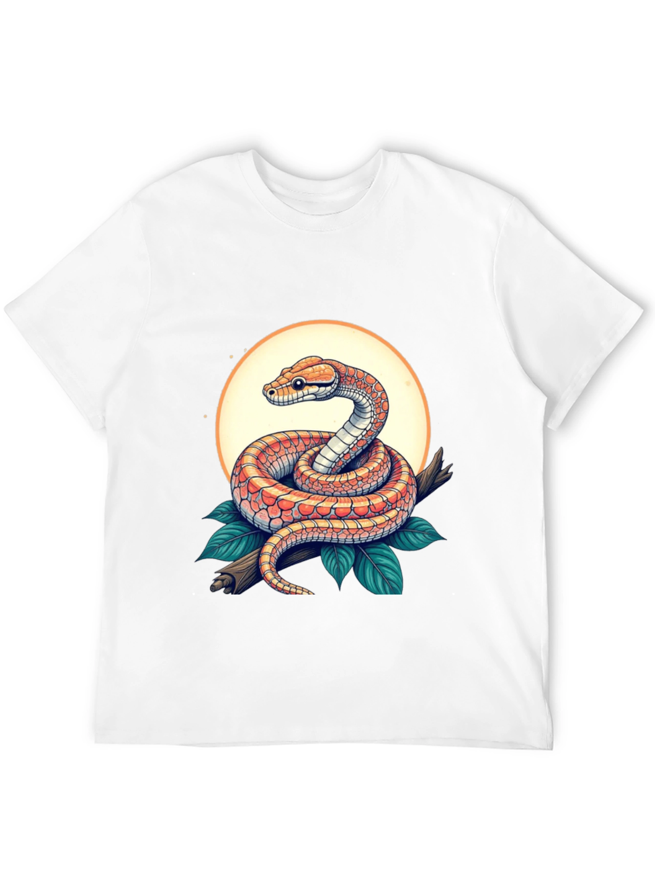Snake Graphic Tee - Reptile Design