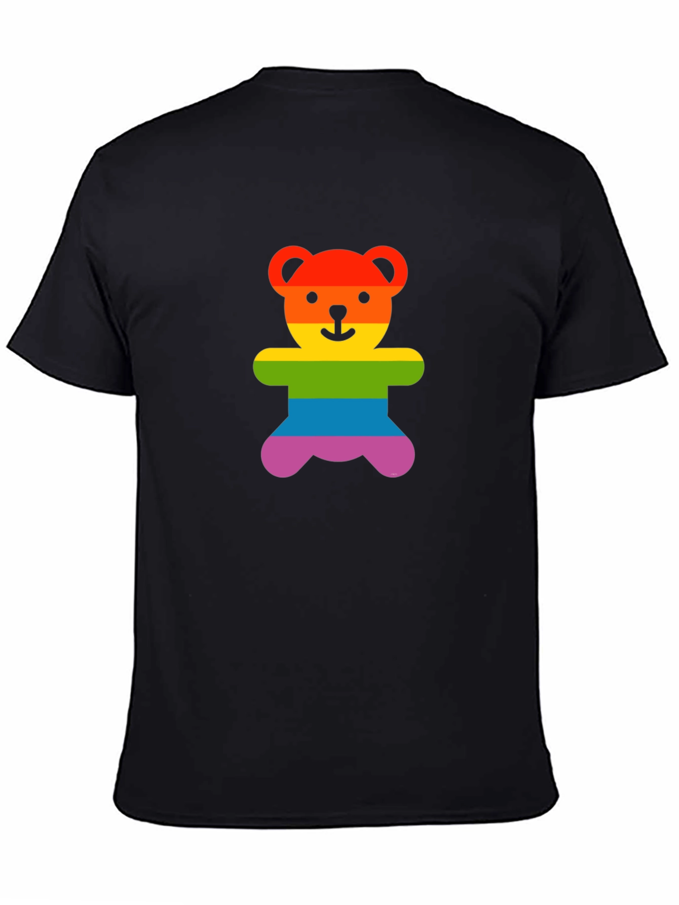 Rainbow Teddy Bear Graphic Tee - Pride Shirt