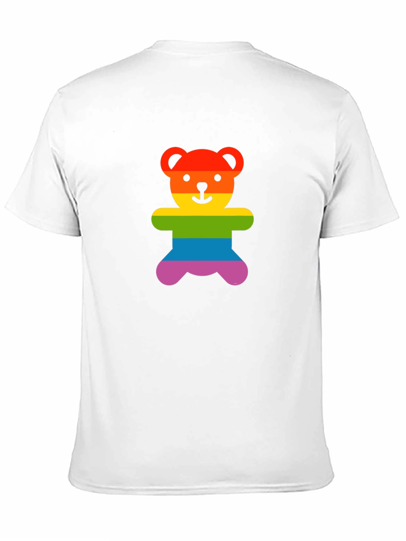 Rainbow Teddy Bear Graphic Tee - Pride Shirt