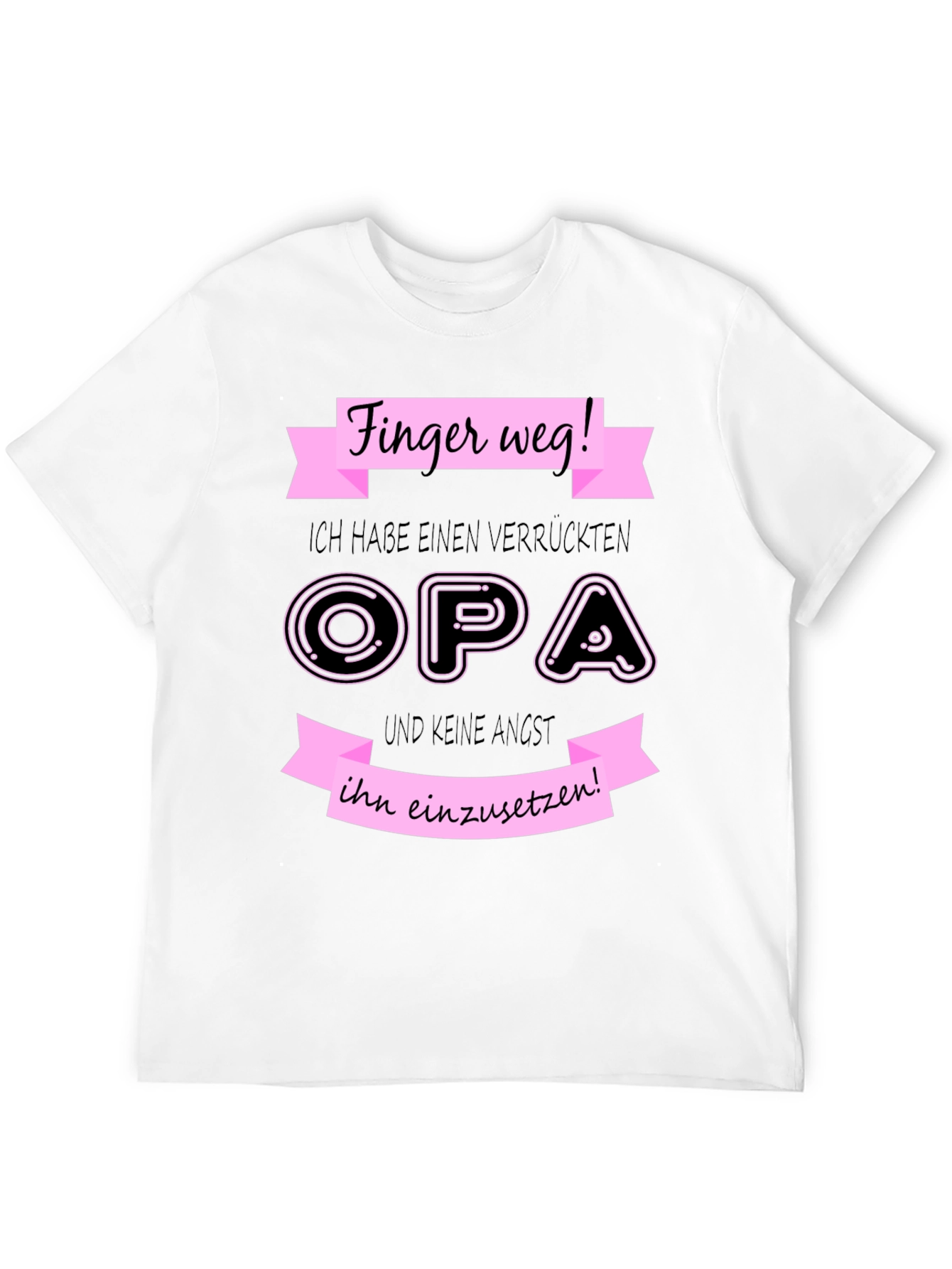 Funny Grandpa T-Shirt - Finger weg!