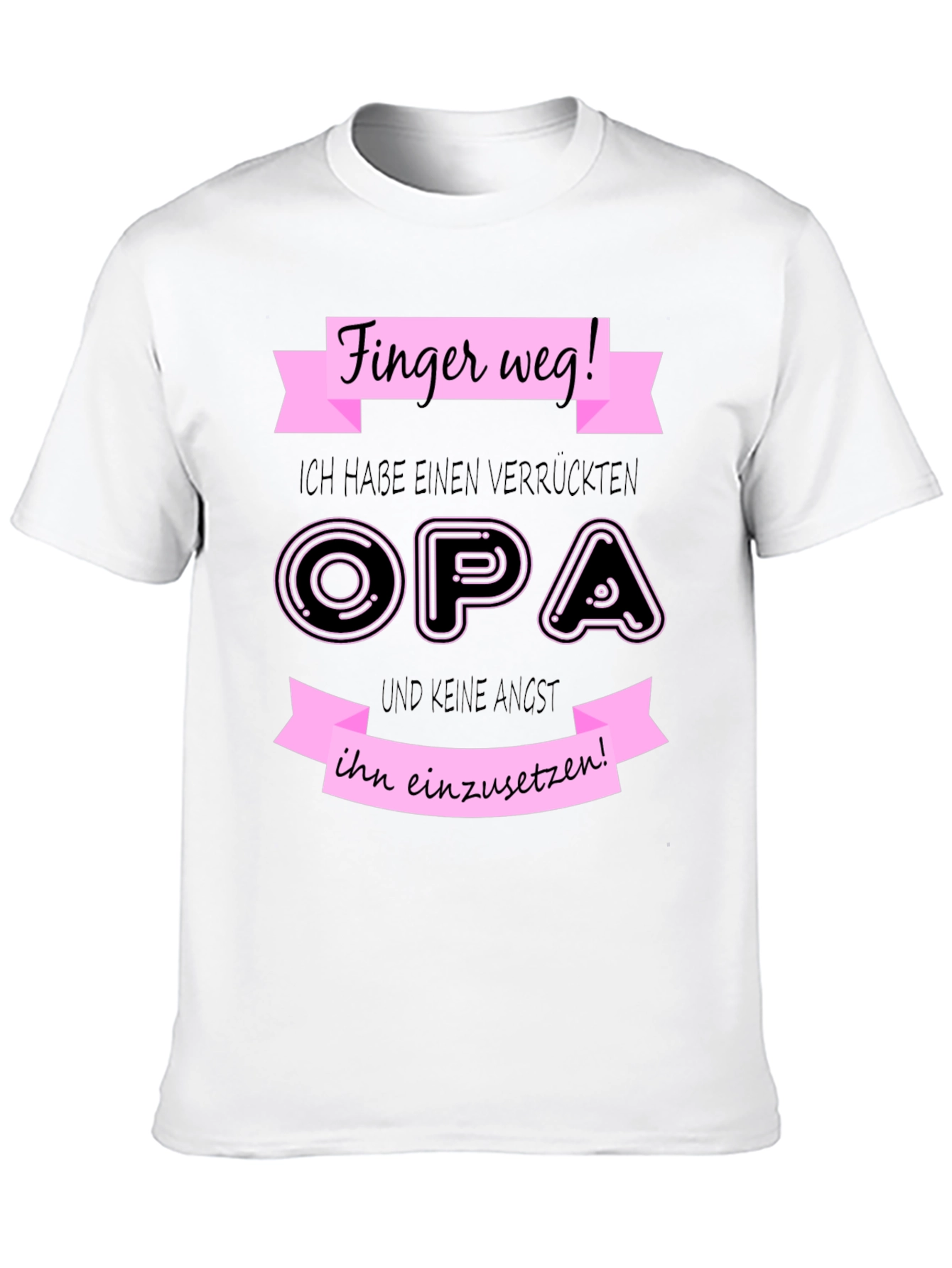 Funny Grandpa T-Shirt - Finger weg!