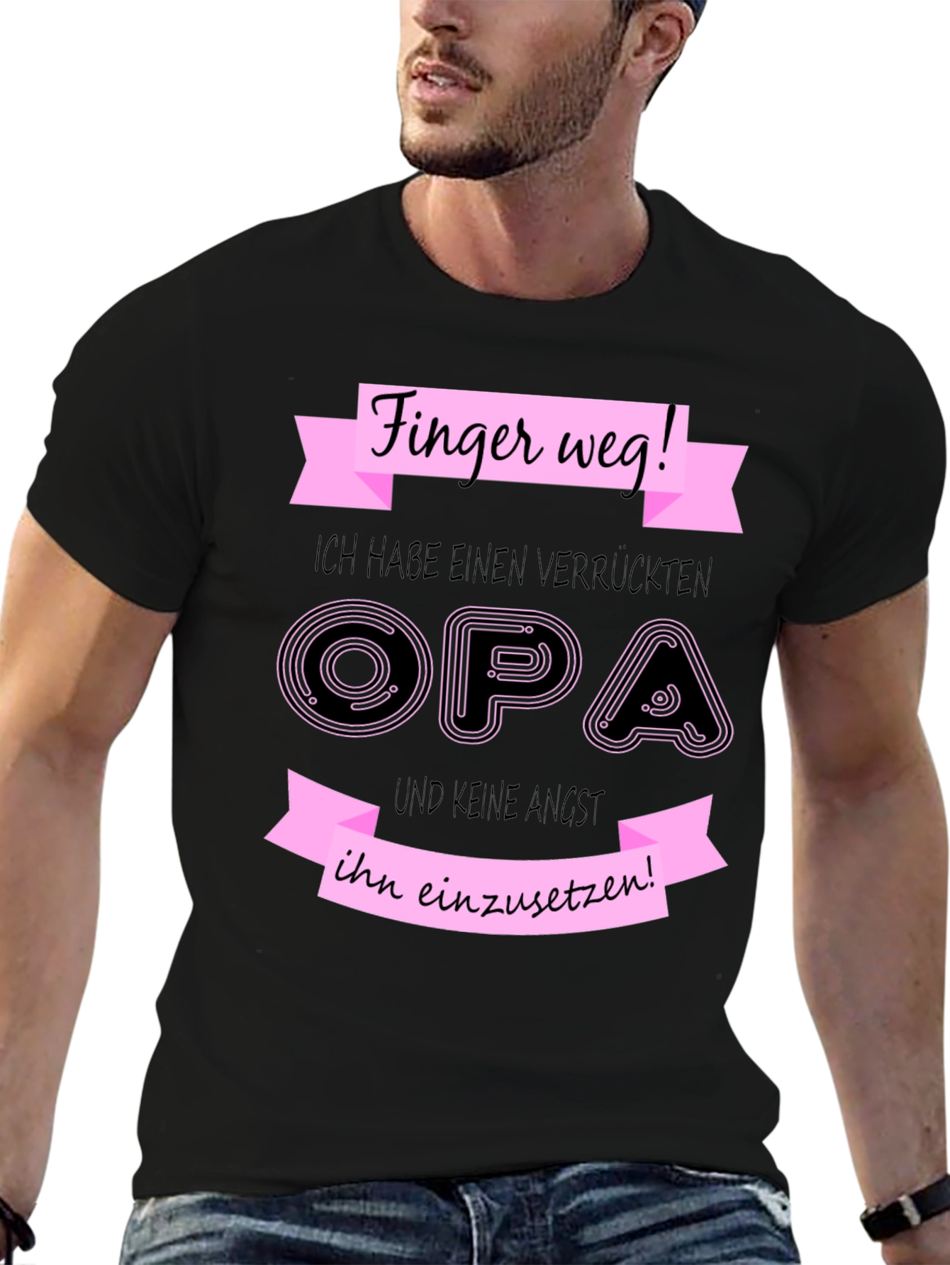 Funny Grandpa T-Shirt - Finger weg!