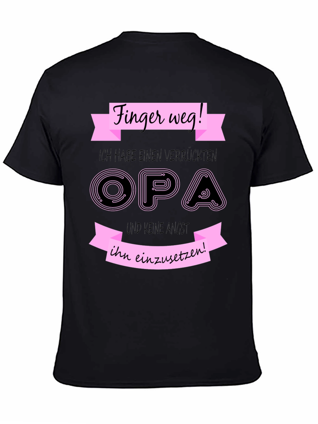 Funny Grandpa T-Shirt - Finger weg!