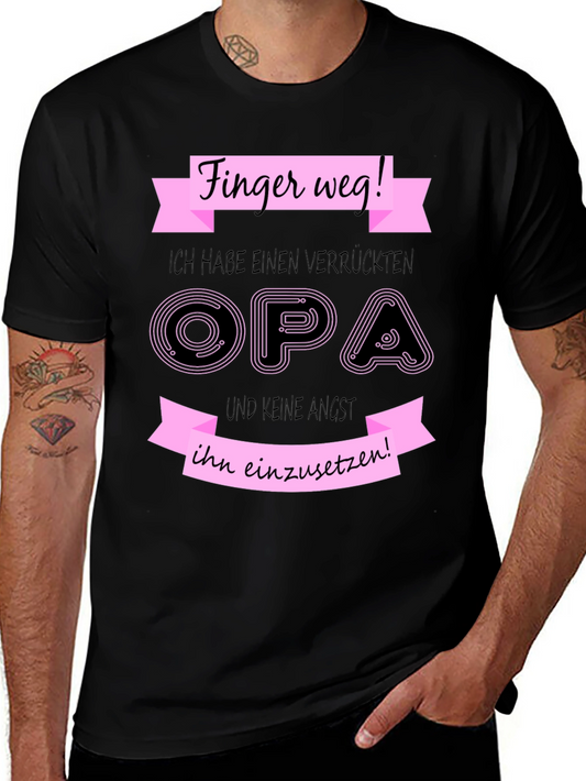 Funny Grandpa T-Shirt - Finger weg!
