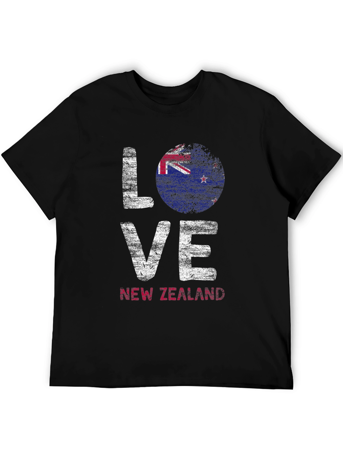 Love New Zealand Flag Graphic Tee
