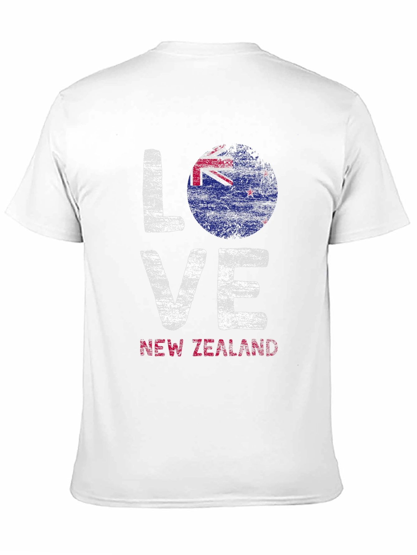 Love New Zealand Flag Graphic Tee