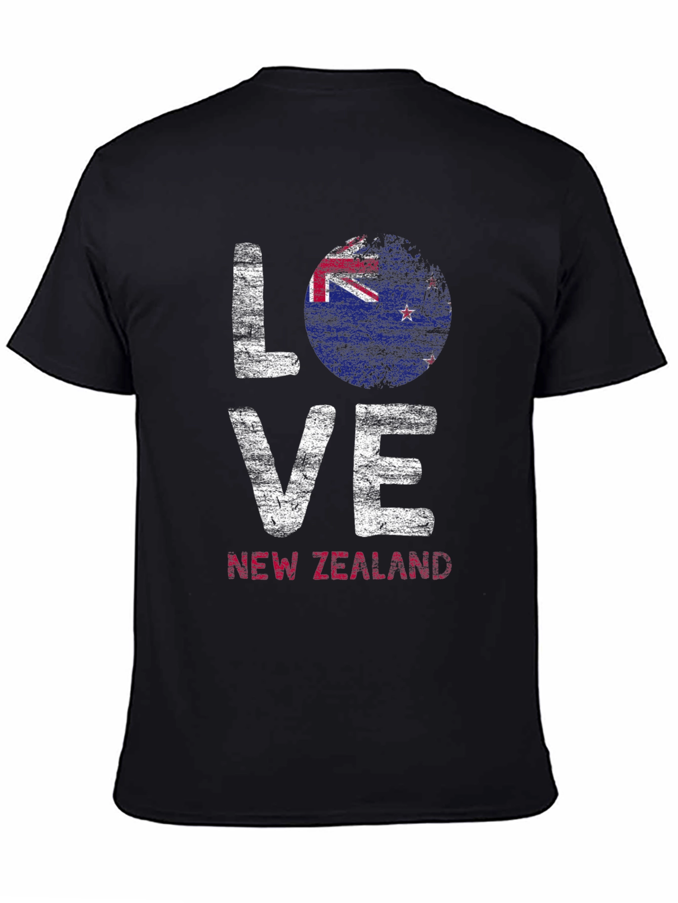Love New Zealand Flag Graphic Tee