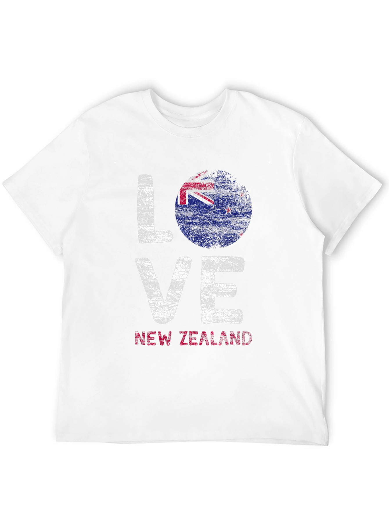 Love New Zealand Flag Graphic Tee
