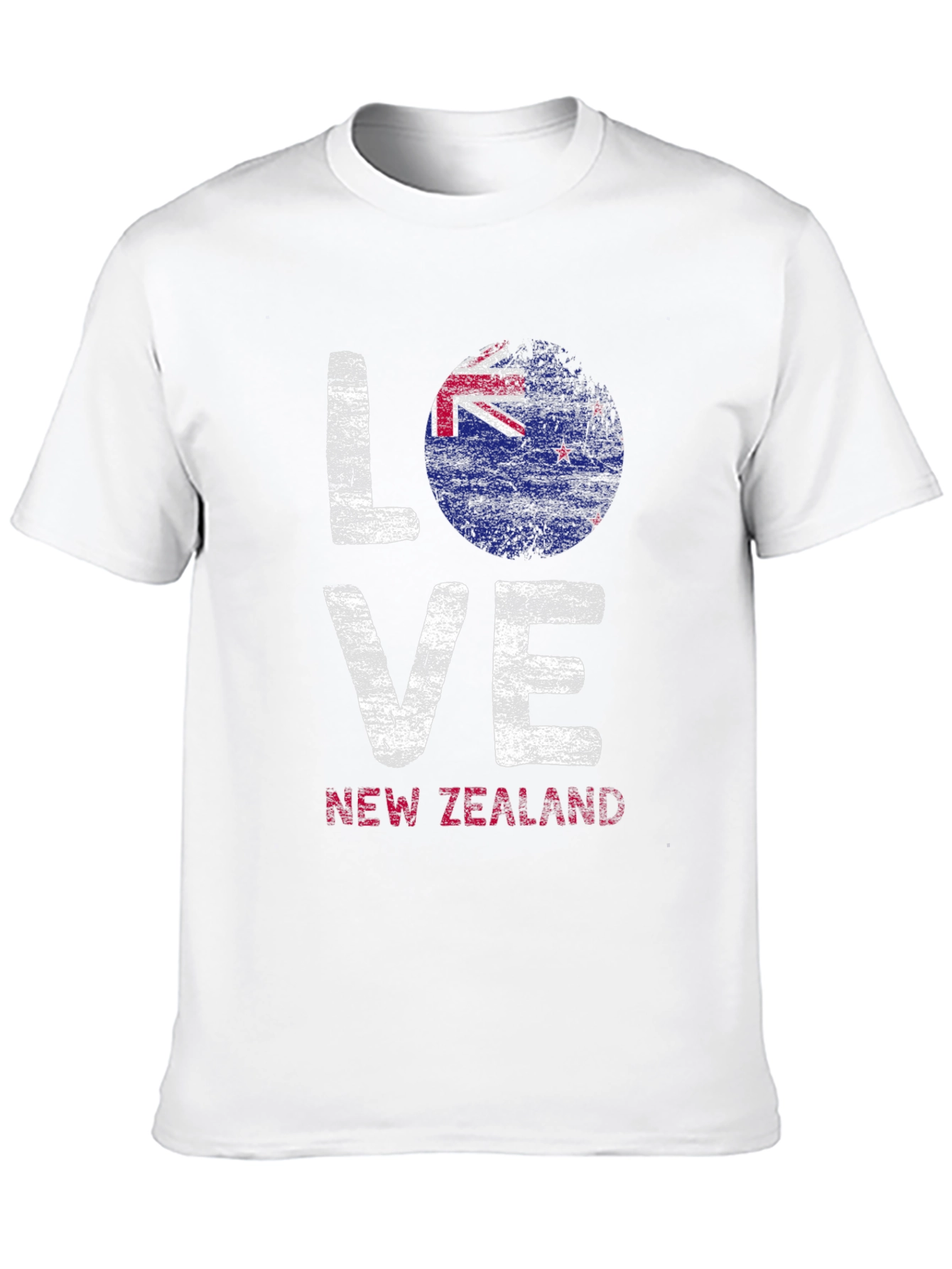 Love New Zealand Flag Graphic Tee