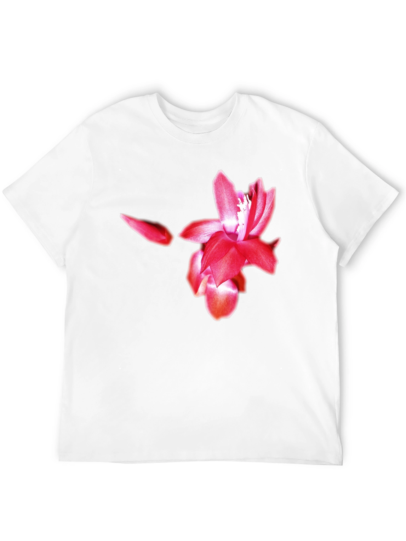 Floral Graphic Black T-Shirt