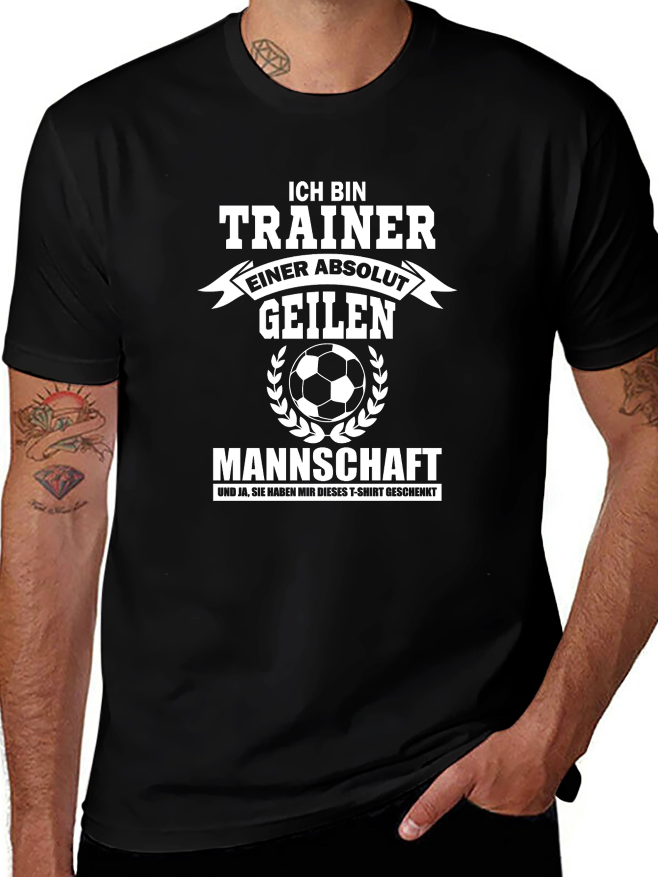 Ich Bin Trainer T-Shirt - Soccer Coach Gift