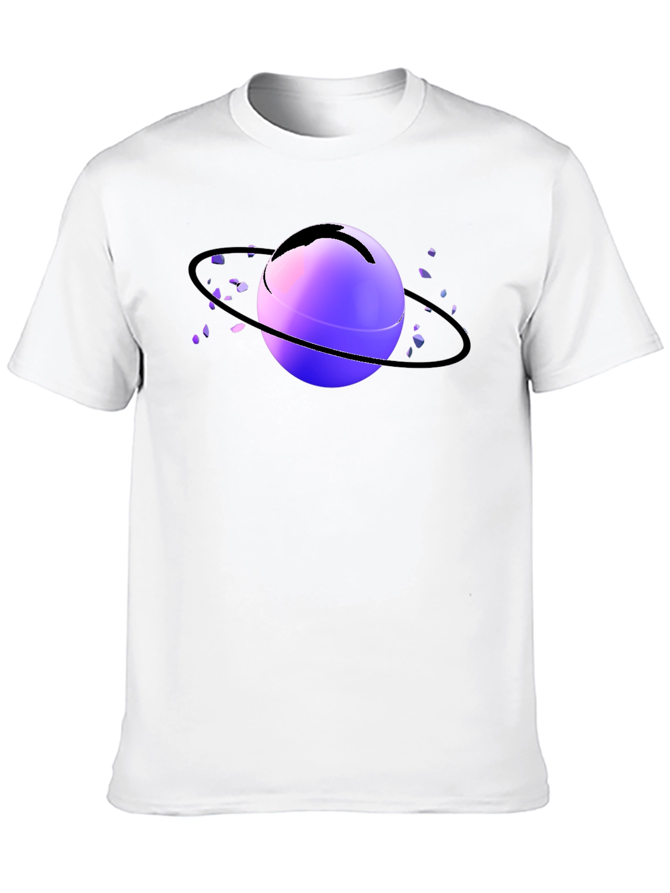 Planet Graphic T-Shirt - Black